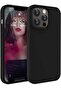 Compatible with iPhone 14 Pro Max Case, Liquid Silicone Shockproof Protective Case with Soft Microfiber Lining for iPhone 14 Pro Max Black