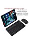 Ultra-Slim Bluetooth Keyboard and Mouse Combo Rechargeable Wireless Set (Black) - 2