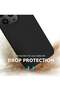 Compatible with iPhone 14 Pro Max Case, Liquid Silicone Shockproof Protective Case Black - 3
