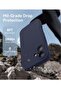 Midnight Blue Silicone Case for iPhone 16, Camera Protection, MagSafe Compatible, Microfiber Lining - 4