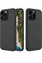 iPhone 16 Pro Slim Fit Matte Black TPU Case – Soft, Flexible, Shock-Resistant Silicone Back Cover