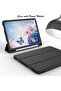iPad Pro 12.9 Case (2020/2018) with Pencil Holder, Soft TPU Back, Auto Sleep/Wake (Black) - 3