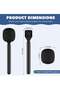 Microphone Handle Compatible with DJI Rode Wireless Go | Universal Interview Wireless Microphone Adapter - 2