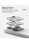 Camera Protector Glass [2 Pack] Compatible with iPhone 15 Pro Transparent HD Clear Full Adhesive Hard Tempered Glass Camera Lens Protector - 3