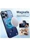 iPhone 15 Pro Max Case – Blue Titanium, Integrated Camera Lens Protection, Military Grade Drop Protection - 3