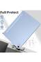 Smart Folio Case for iPad Air 11 Inch M2 2024 / 5th/4th Gen (10.9 Inch) - Light Blue - 5