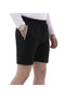 Men's Large Size Flat Lycra Combed Cotton Shorts, Suitable for Sizes up to 150 Kilograms, Black - 4