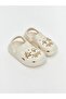 Lcw Steps White Printed Girls' Beach Sandals