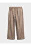 Lcw vision elastic waist linen blend women's trousers - 6
