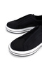 Men's Genuine Leather Black Sneakers & Sports Shoes - 4