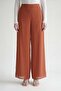 Chiffon Palazzo Trousers Tan - 4