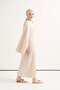 Shawl Detailed Dress Beige - 3