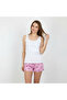Women's Cotton Ornamental Lace 2 Sets 4 Pieces Thick Strap Undershirt and Shorts 2-Piece Set Bb2343 - 4