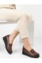 Women's Tan Wedge Heeled Gel Heel Orthopedic Lightweight Daily Mother Shoes
