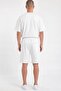 Men's Crew Neck Cotton Side Pocket Slit Comfort Shorts Set - 5