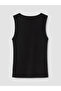 Özmarka New Season Black V-Neck Gathered Blouse - 7