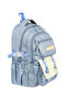 Niss Model Blue Water-Resistant School Backpack, Thermal Lunch Bag and Pen Holder Triple Set - 6