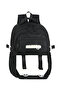 Niss Model Black Water Resistant School Backpack, Thermal Lunch Bag and Pen Holder 3-Piece Set - 2