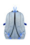 Niss Model Blue Water-Resistant School Backpack, Thermal Lunch Bag and Pen Holder Triple Set - 7