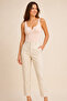 Women's Premium 95% Cotton Thick Strap 2-Piece Basic Undershirt – Notched Collar Detail & Flexible for Daily Use - 2