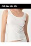 Women's Organic Cotton 3-Piece Ribbed Thick Strap Undershirt - 2