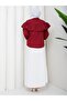 Women's Hijab Shirt with Cape Top Long Sleeves - 2