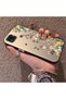 Poco C31 Compatible Silicone Edge Hard Back Case Couple Phone Case with Floral Pattern - 2