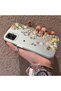 Samsung Galaxy A05 Compatible Silicone Edge Hard Back Case Couple Phone Case with Floral Pattern - 2