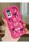 Redmi Note 11 Pro 4g Compatible Case Camera Protector Red Silicone Couple Phone Case Heart Pattern