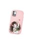 Samsung Galaxy A31 Compatible Case Camera Protective Pink Silicone Couple Phone Case Girl Patterned - 3