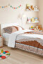 Brown Geometric Modern Young Room Single Pique Set-Black 160X220Cm Quilted Bedspread - 5