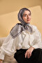 وشاح من الحرير المزخرف بنقشة التويل 11536 - 2