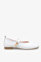 Meise Women's Genuine Leather Ballerinas - White