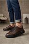 Blf-010 Men's Sneaker Daily Casual Sports Shoes Brown Black Sole - 6