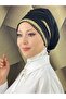 Gold Stone Evening Dress Shawl Bonnet - 4