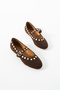 Fiona Summer Gold Detailed Ballerinas - 3
