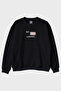 Lover Loving Couple Black Crew Neck Sweatshirt Set - 5