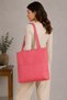 Women's Zippered Hand and Shoulder Bag Fabric Tote Bag Canvas Bag School Bag Custom Made Creation - 5