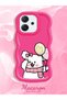 Oppo Reno 14F Compatible Case Camera Protector Red Silicone Couple Phone Case Cat Pattern - 2