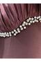 Stone-Detailed Pleated Evening Dress - 4