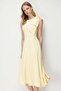 Modai̇lgi̇ Bowknot Shoulder Flared Skirt Sleeveless Dress 60146 - 6
