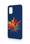 Samsung A31 Compatible Colorful Leaf Pattern Silicone Case - 4