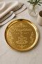 Patterned Presentation Tray Stainless Steel Tray Decorative Serving and Catering Tray (Medium Size 1 Piece) - 2