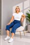 Women's Elastic Waist Capri - 3