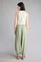 Balloon Fit Elastic Waist Straight Leg Modal Trousers H3128Ax26Sm - 5