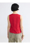 Nevavm V-Neck Linen Blend Women's Classic Vest with a Difference - 4