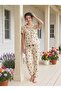 Buttoned Short Sleeve Women's Pajama Set - 2