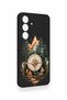Samsung S25 Compatible Compass Forest Pattern Silicone Case - 3