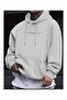 Men's Hooded Printed Relaxed Fit Sweatshirt