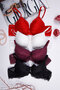 Women's Underwire Padded Lace 4-Piece Bra Set